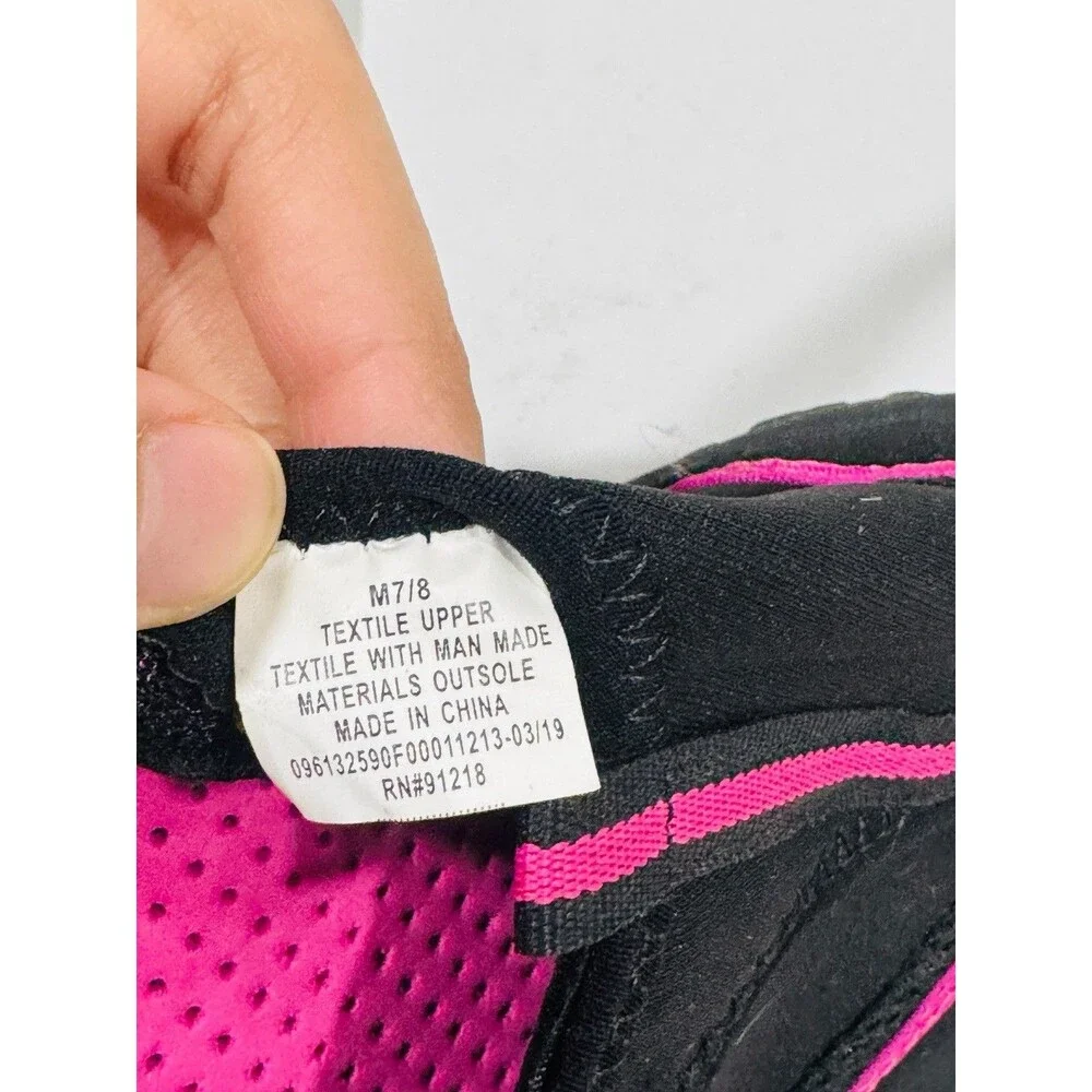 Champion Lucille Geo Flo 2 Womens 7-8 Black & Pink,Hook & Loop Water Shoes